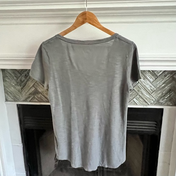 Slate OLD NAVY EveryWear V-Neck SLUB KNIT TEE T-Shirt Size SMALL (S) - Picture 9 of 14